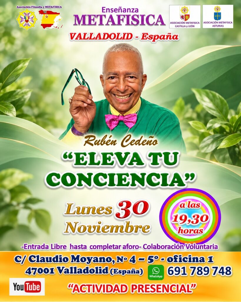 conferencia-metafisica-ruben-cedeno-eleva-tu-conciencia-30-11-2026-valladolid-metafisica-madrid